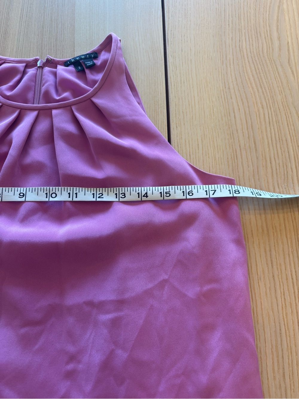 THEORY, the Charlaine pleat neck silk dress! - Picture 5 of 9